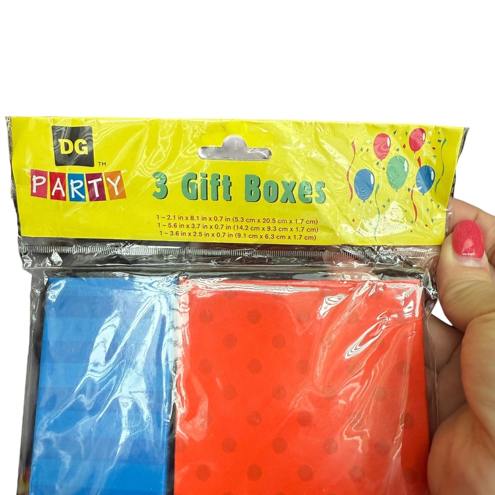 Lot of 63 Assorted DG Party Multicolor Gift Boxes NEW IN SEALED PACKAGES - Picture 8 of 12